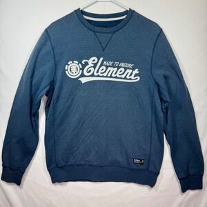 Element Crewneck‎ Sweatshirt Made To Endure Logo Patch Pullover Casual Mens Sz M